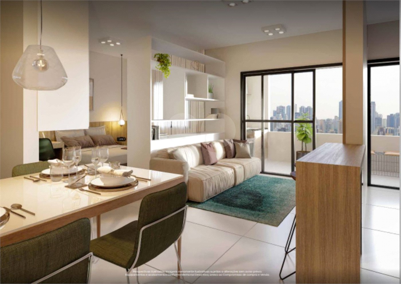 Apartamento à venda com 2 quartos, sendo 1 suíte, em Parque Campolim, Sorocaba, SP