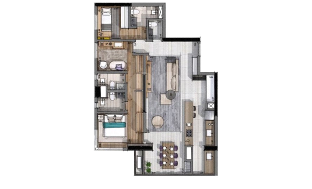 Apartamento à venda com 3 suítes em Jardim das Acácias, São Paulo, SP