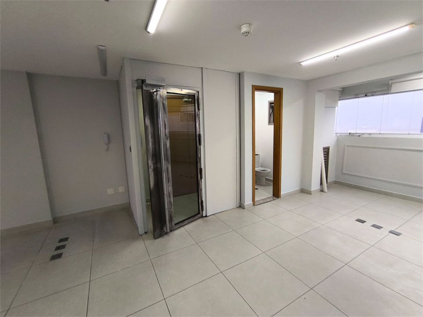 Sala Comercial para locação, Marapé, Santos - SA0043.