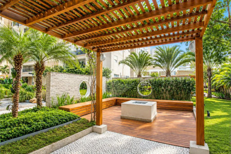 Apartamento de 106 m² no Auge Home Resort, porteira fechada, com 3 dormitórios, 1 suíte, varanda gourmet, 2 vagas, depósito e lazer completo.