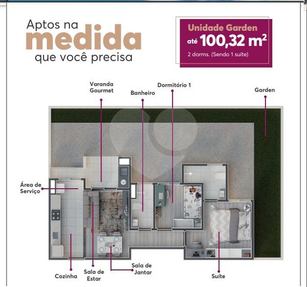 Apartamento 100m² 3