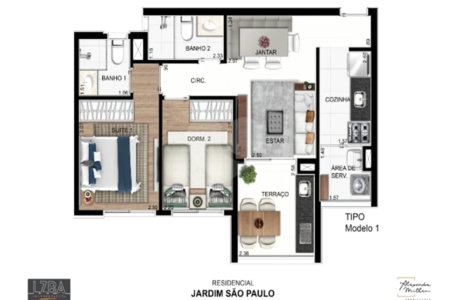 Apartamento à venda com 2 quartos, sendo 1 suíte, em Jardim São Paulo(zona Norte), São Paulo, SP