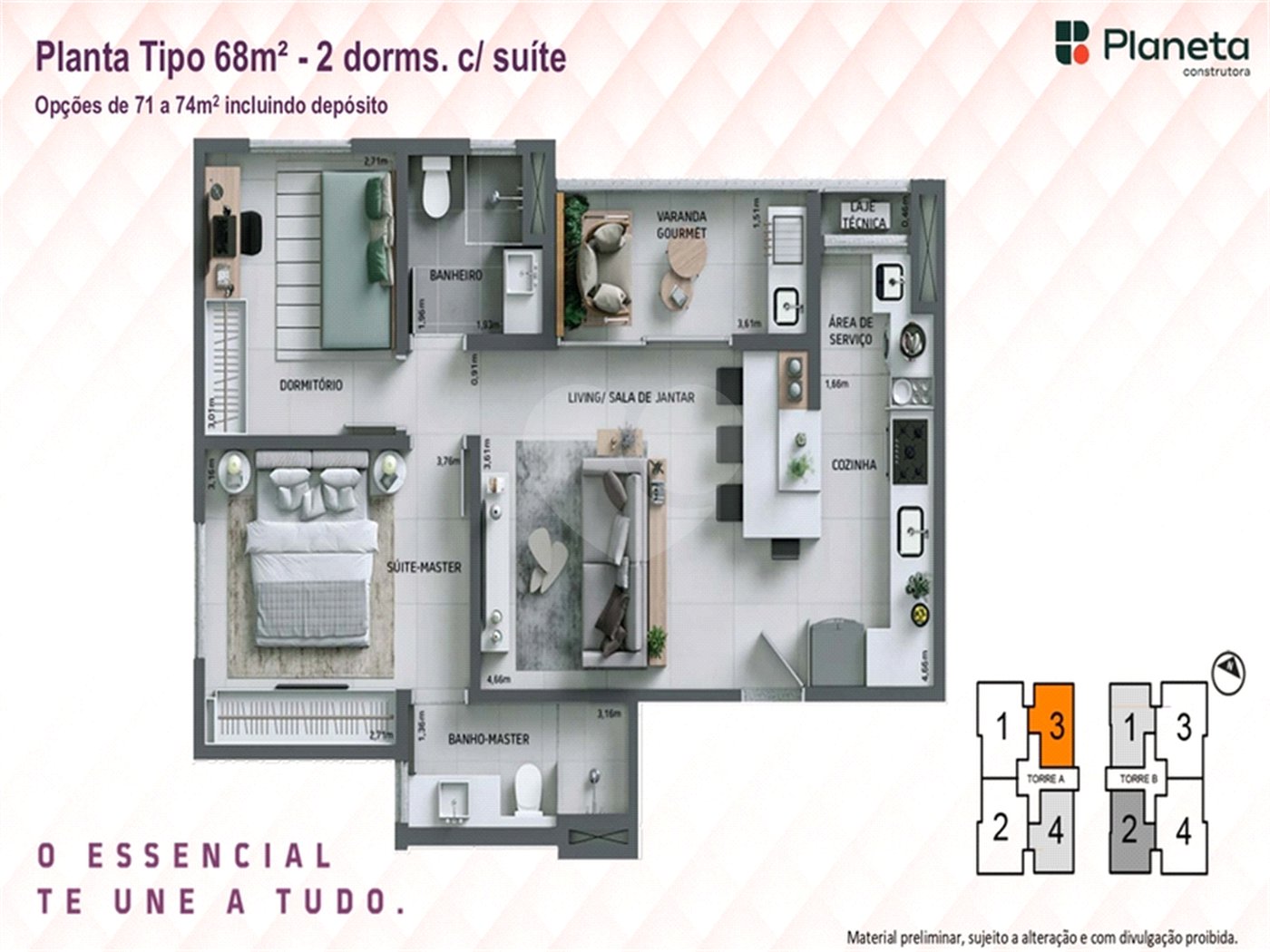 Apartamento à venda com 1 quarto em Além Ponte, Sorocaba, SP