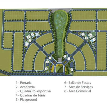 Terreno à venda no Condomínio Residencial Villa Dumont, Três Lagoas - MS