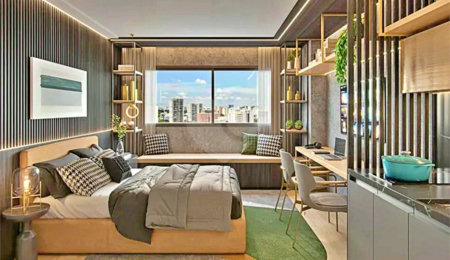 Studio à venda com 1 quarto em Santo Amaro, São Paulo, SP