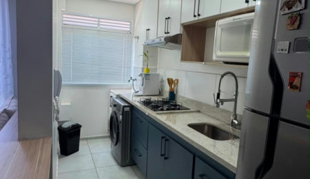 Apartamento de 2 dormitórios- Totalmente Mobiliado em Hortolândia 