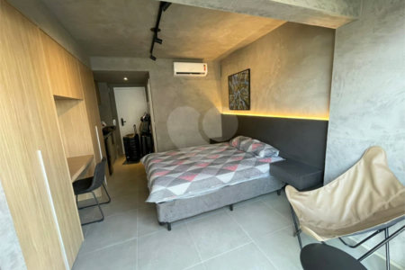 Apartamento à venda ou para alugar com 1 quarto em Consolação, São Paulo, SP