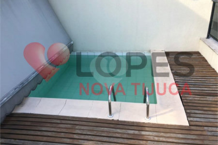 Cobertura à venda com 3 quartos, sendo 2 suítes, em Tijuca, Rio de Janeiro, RJ