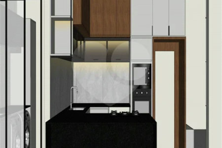 Casa Térrea Evidências - Indaiatuba/SP - Quadra D Lote 15 - Área Total 308,35 m² - Área Construída 201,81 m² - TÉRREA - 03 suítes sendo a master com closet; Escritório; Lavabo; Cozinha com cooktop, forno, micro-ondas e coifa; Móveis planejados na hall de entrada, sala, escritório, cozinha, gourme