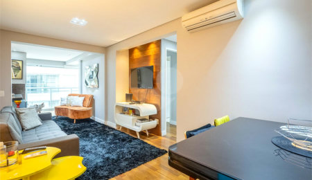 Apartamento à venda ou para alugar com 2 quartos, sendo 1 suíte,  em Vila Olímpia, São Paulo, SP