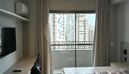 Apartamento à venda ou para alugar com 1 quarto em Vila Olímpia, São Paulo, SP