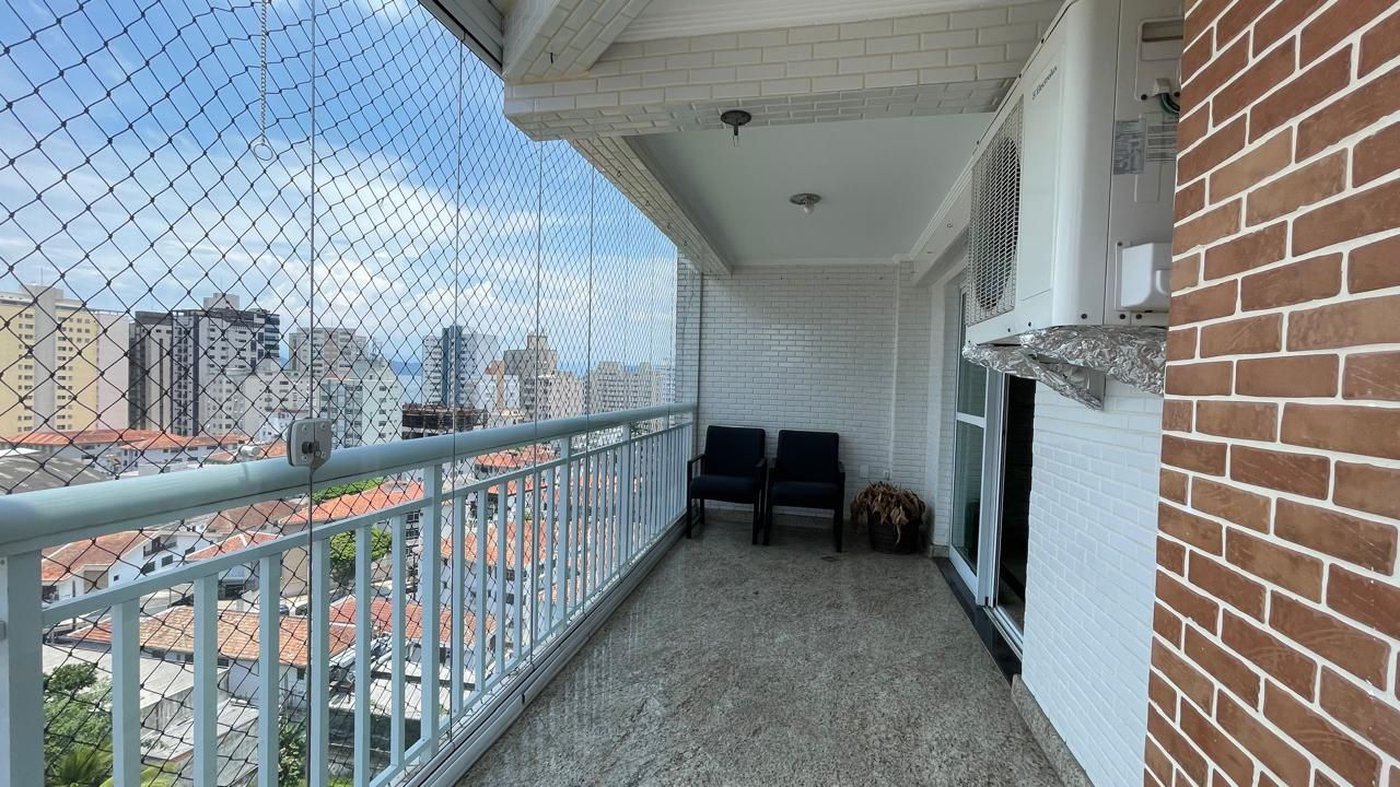 Apartamento com 4 dormitórios à venda, 240 m² por R$ 2.000.000,00 - Ponta da Praia - Santos/SP