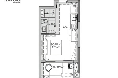 Studio à venda com 1 quarto em Perdizes, São Paulo, SP