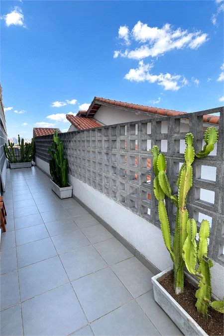 Apartamento para Locação no Jardim Santa Maria, Santo André | 55 m², 1 Dormitório, 1 Vaga e 2 Garden Privativos