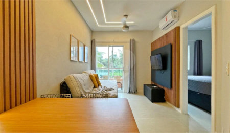 Apartamento à venda com 1 suíte em Riviera de São Lourenço, Bertioga, SP