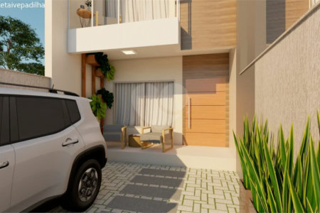 Residência completa com 3 quartos, suíte e área gourmet