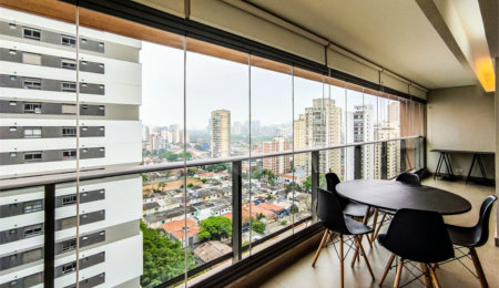 Apartamento à venda ou para alugar com 2 quartos, sendo 1 suíte,  em Brooklin Paulista, São Paulo, SP