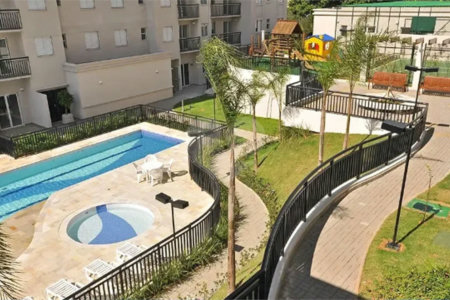 Apartamento à venda na Vila Augusta, em Guarulhos, com 55 m² de área privativa, 2 dormitórios, 1 banheiro e 1 vaga de garagem.