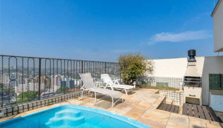 Cobertura à venda com 3 quartos, sendo 2 suítes,  em Vila Progredior, São Paulo, SP