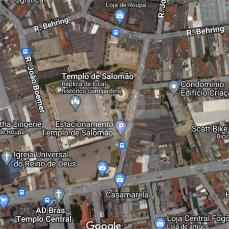 Andar alto - Ao lado do Templo de Salomão