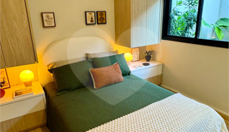 Apartamento garden para venda em Chácara Santo Antônio (Zona Sul) com 1 quarto, sendo 1 suíte , 39m²