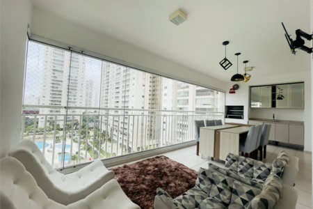 LOCAÇÃO DOMO LIFE C/ 155 m² - 3 DORMITÓRIOS | 3 VAGAS | CONDOMÍNIO CLUBE PRONTO PARA MORAR!