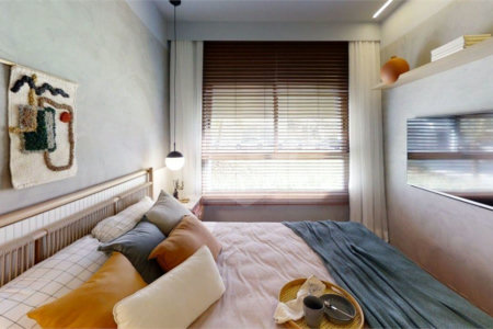 Apartamento novo com 02 Dormitórios e uma Suíte.