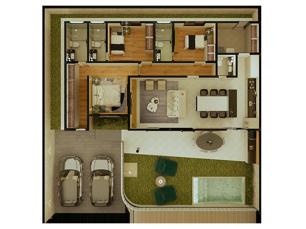Planta Casa 157.79 m²