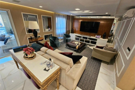 Apartamento mobiliado alto padrão, para venda ou locação, com 4 suítes e 4 vagas, em condomínio-clube no Ipiranga!