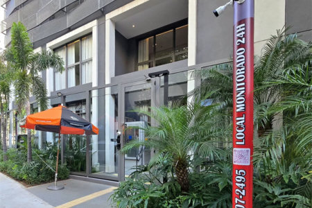 Studio Mobiliado Novo Andar Alto Próximo Metrô Paraíso