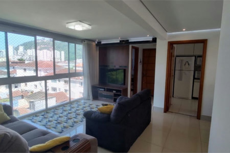 Apartamento com 3 dormitórios à venda, 100 m² por R$ 830.000,00 - Marapé - Santos/SP