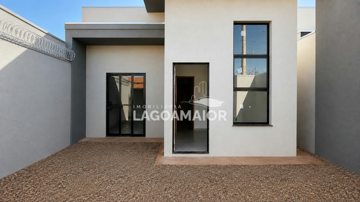 Casa à venda com 2 quartos, sendo 1 suíte, em Bela Vista da Lagoa, Três Lagoas, MS