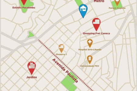 Apartamento à venda ou para alugar com 1 quarto em Consolação, São Paulo, SP