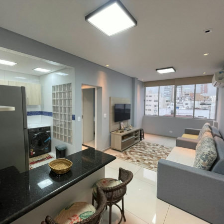 Apartamento com 1 dormitório à venda, 49 m² por R$ 490.000,00 - Gonzaga - Santos/SP