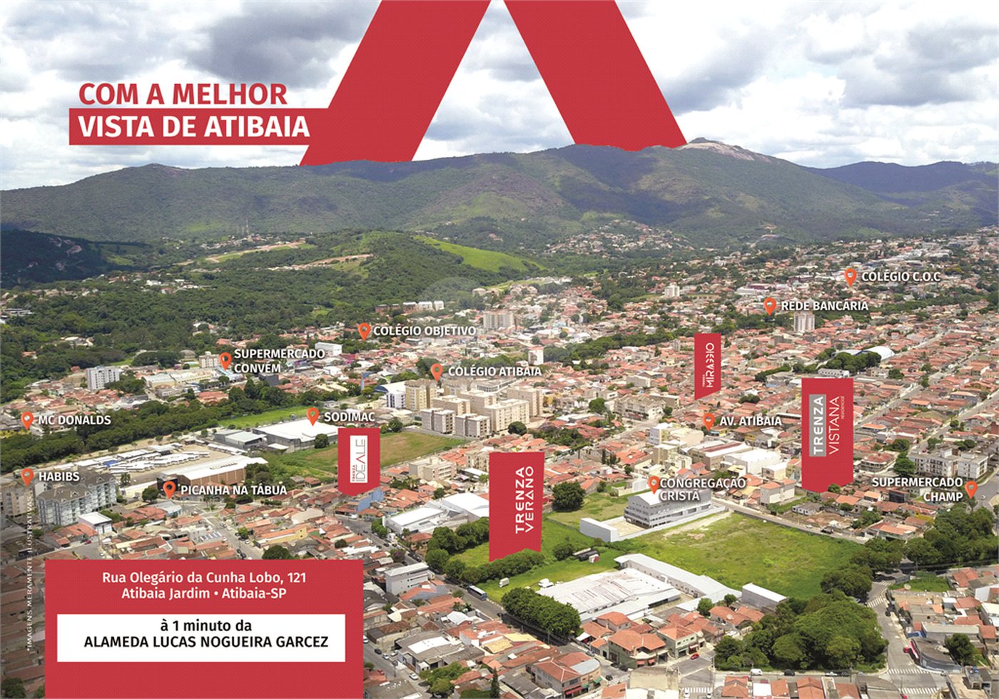 Apartamento à venda com 1 suíte em Atibaia Jardim, Atibaia, SP