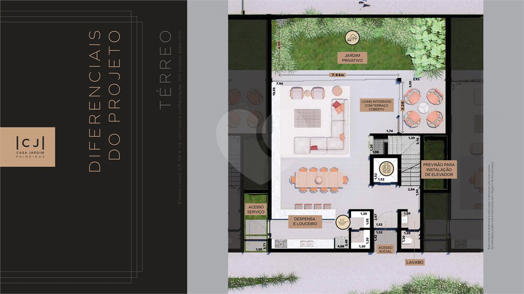 Casa à venda com 4 suítes no condomínio Casa Jardim Paineiras, São Paulo - SP