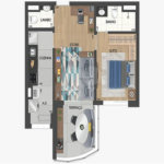 Apartamento à venda com 1 suíte em Santo Amaro, São Paulo, SP