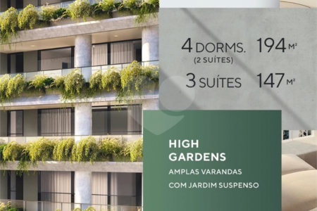 Cobertura à venda com 4 suítes em Moema, São Paulo, SP
