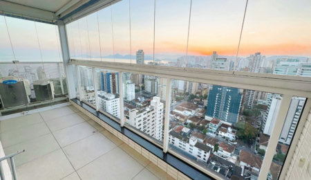 Apartamento para alugar, 54 m² por R$ 6.000,02/mês - Embaré - Santos/SP