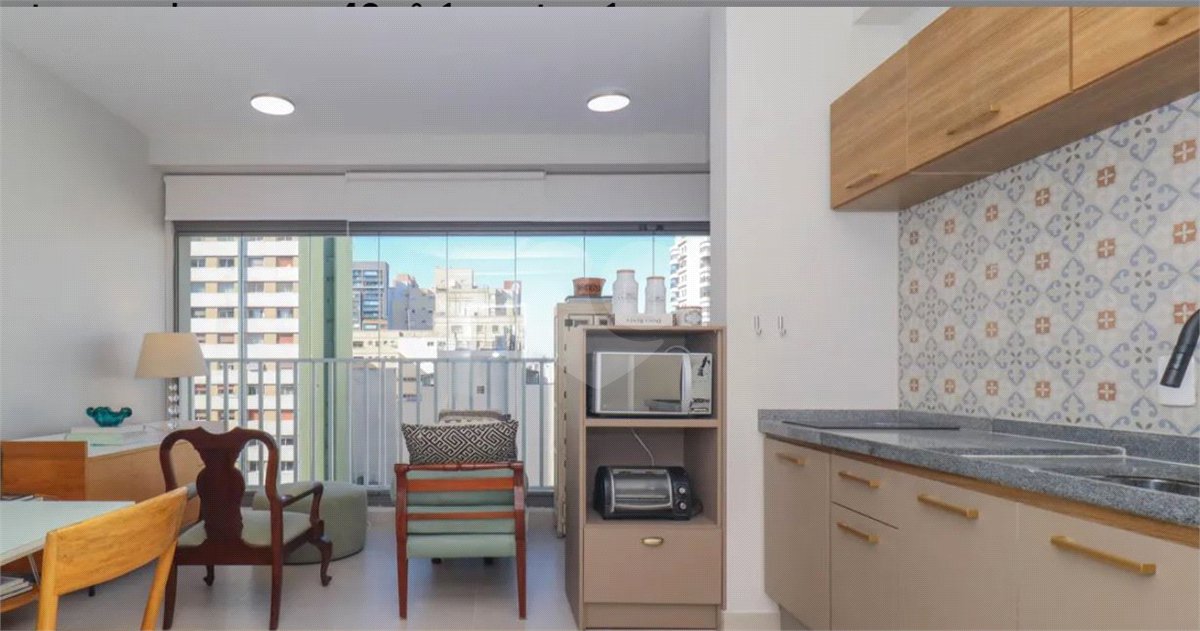Apartamento à venda ou para alugar com 1 quarto em Cerqueira César, São Paulo, SP