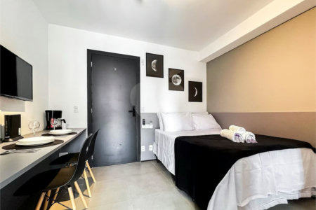 Studio à venda com 1 suíte em Indianópolis, São Paulo, SP