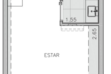 Apartamento à venda com 1 quarto em Perdizes, São Paulo, SP