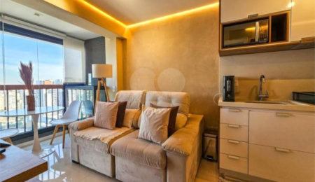 Apartamento à venda com 1 suíte em Brooklin Paulista, São Paulo, SP