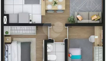 Apartamento à venda com 2 quartos em Chácaras Assay, Hortolândia, SP