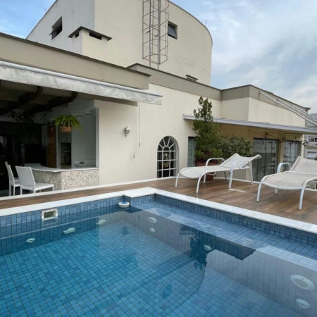 Cobertura à venda, 348 m² por R$ 3.900.000,00 - Aparecida - Santos/SP