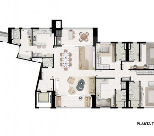 Apartamento 209m² 2