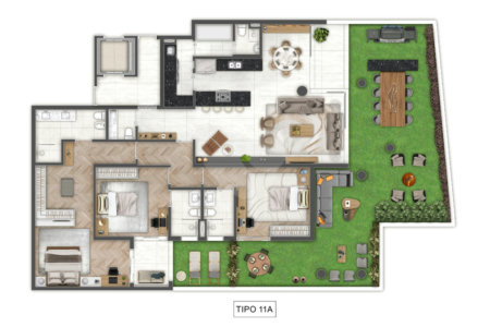 Apartamento à venda com 3 suítes em Cidade Jardim, São Paulo, SP