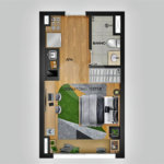 Studio à venda com 1 quarto em Santo Amaro, São Paulo, SP