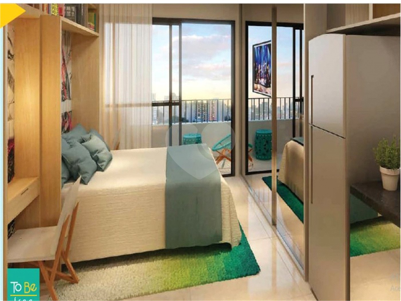 Apartamento à venda com 1 quarto no Centro, São Paulo, SP