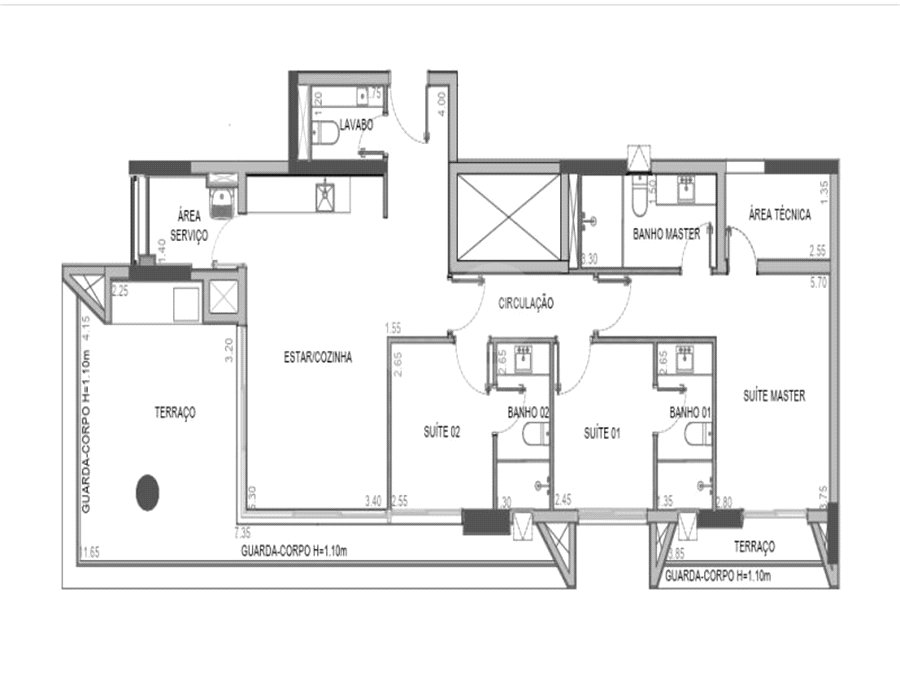 Apartamento à venda com 3 suítes em Vila Clementino, São Paulo, SP